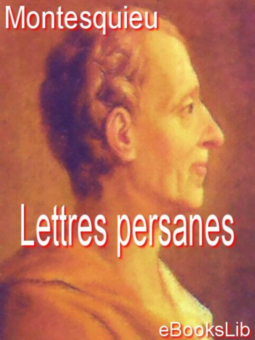 Cover image for Lettres persanes